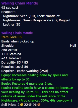 Wailing Chain Mantle